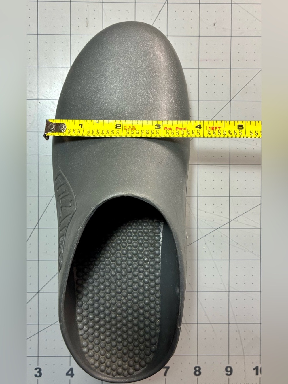 Calzuro Classic Clogs without Upper Holes in Metal Grey 37/38 - Picture 6 of 8